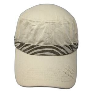 Zoo Boise Strapback Cadet Army Cap Beige One Size Adjustable Jhats